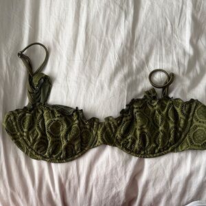 Dippin' Daisy's Olive Green Bikini Top